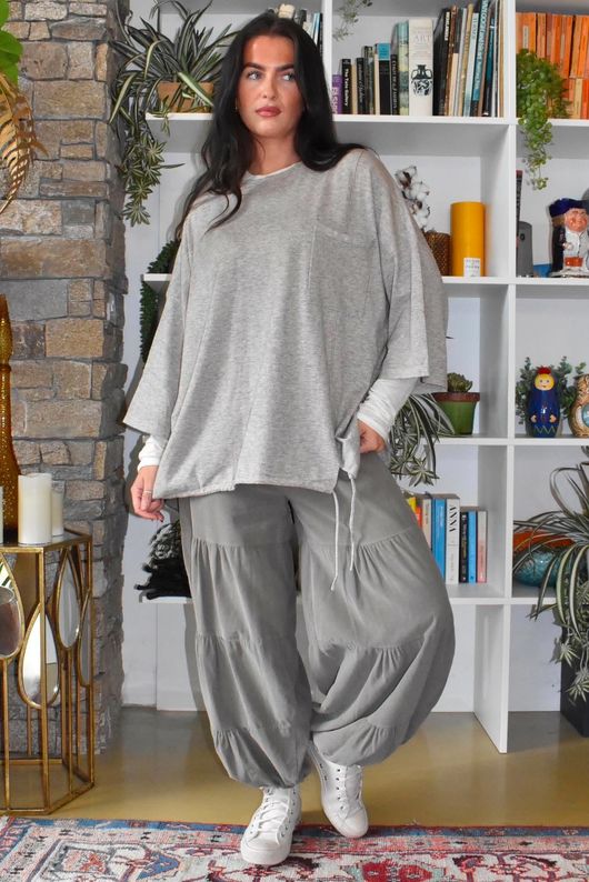 Sander Pull Tie Fine Knit Mocha Marl